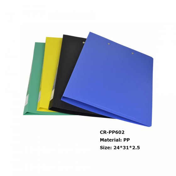 CR-PP602 Office Stationery A4 Plastic PP Ring Binder File Folder