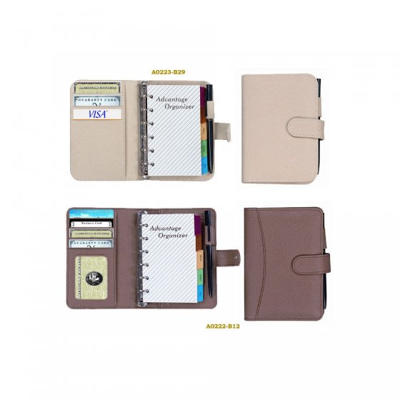 CR-A0222 Filofax 2016 PU Leather A5 Organizer Agenda Calendar Diary