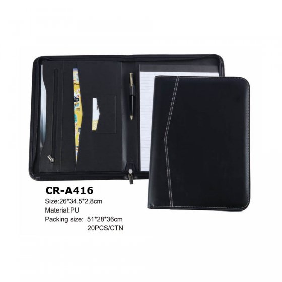 CR-A416 Apple iPad mini 4 Leather Business Portfolio Case by leather case