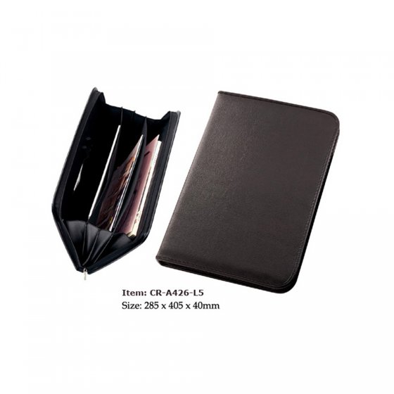 CR-A426-L5 L Shape Envelop File Folder Handbag Portfolio Men's Microfiber Clutch Bag