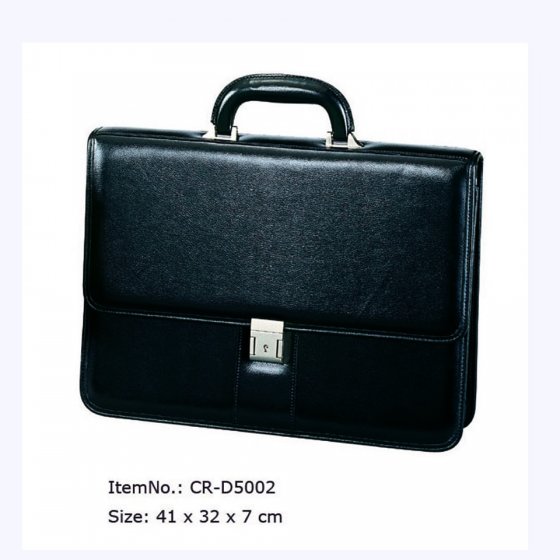 CR-DP5002 Computer Bag Laptop Briefcase with Metal Locks and Clasps
