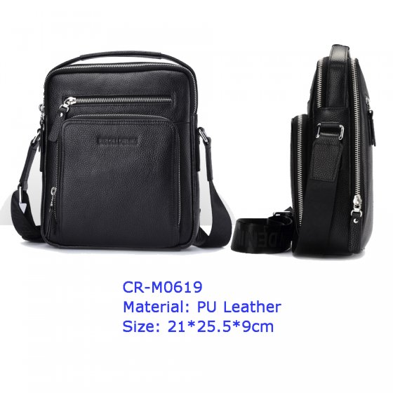 CR-M0619 Messenger Bags China Men iPAD Bag Leather Business Bag Briefcase